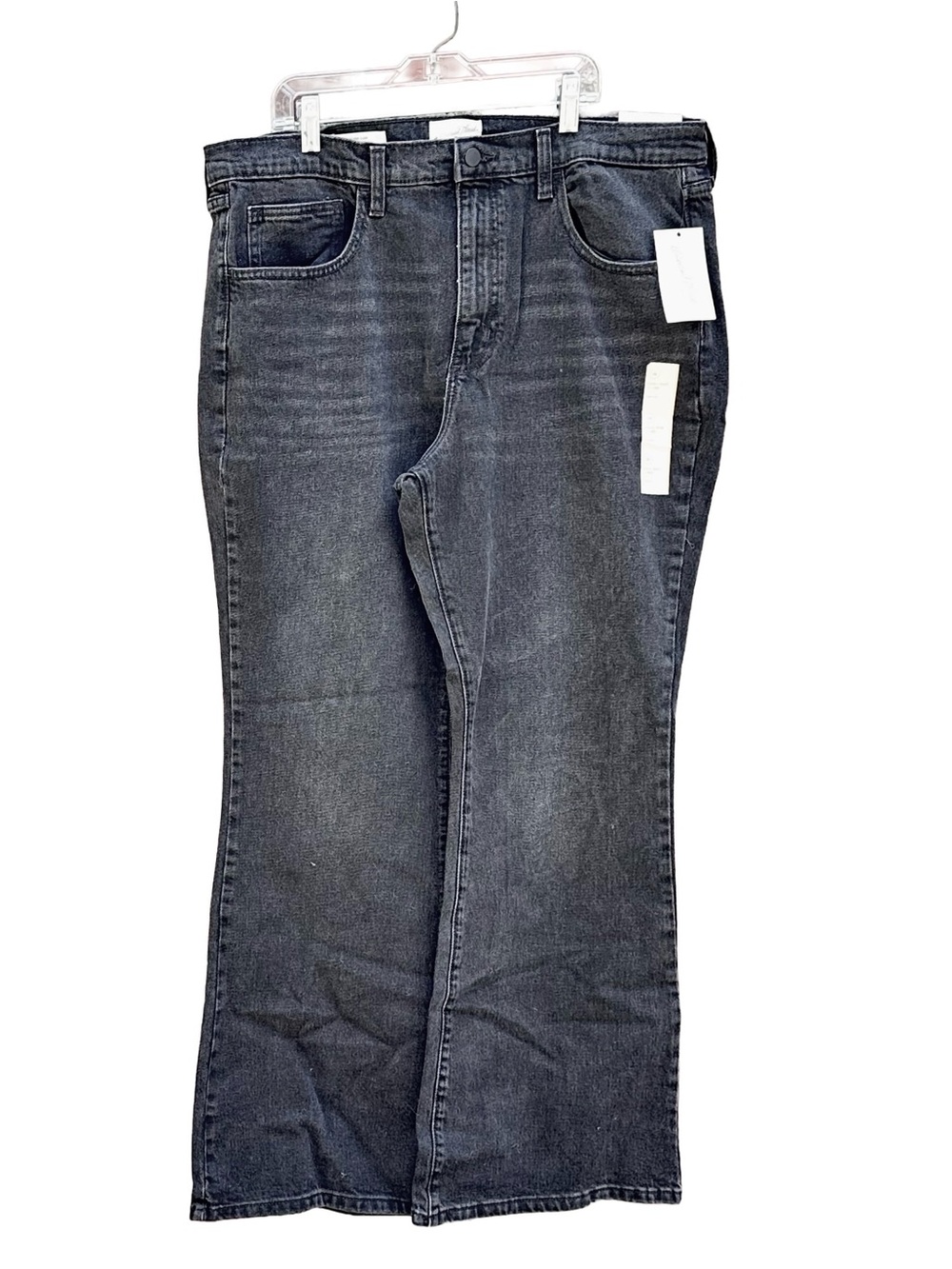 Universal Thread High Rise Flare Comfort Stretch Black Denim Jeans NWT Size 16